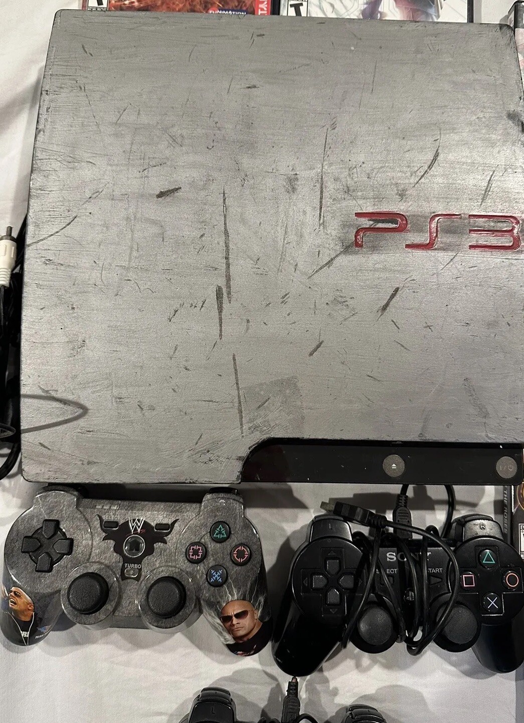 Sony PS3 Slim Console CECH-2001A With Remotes
