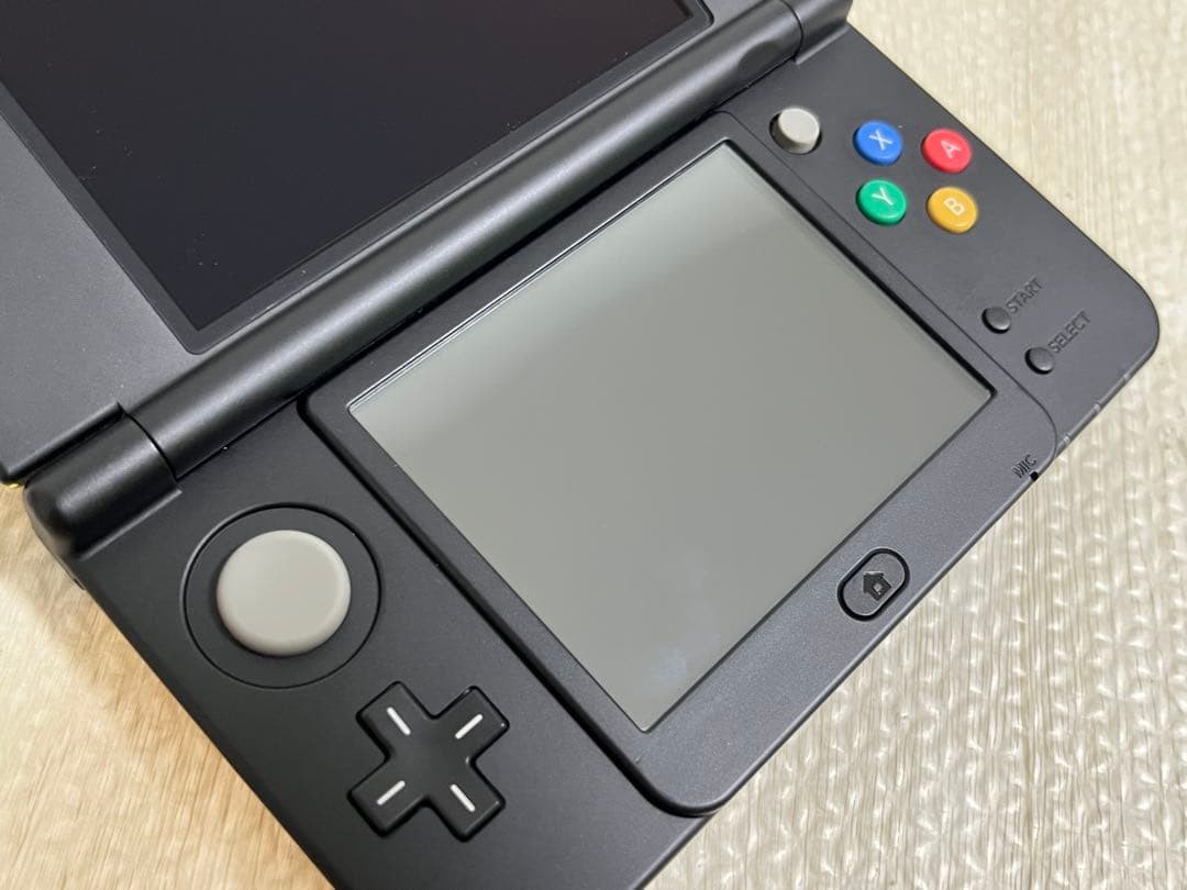 New Nintendo 3DS Black Console Style Japanese Ver Yellow Kisekae face Plate Set