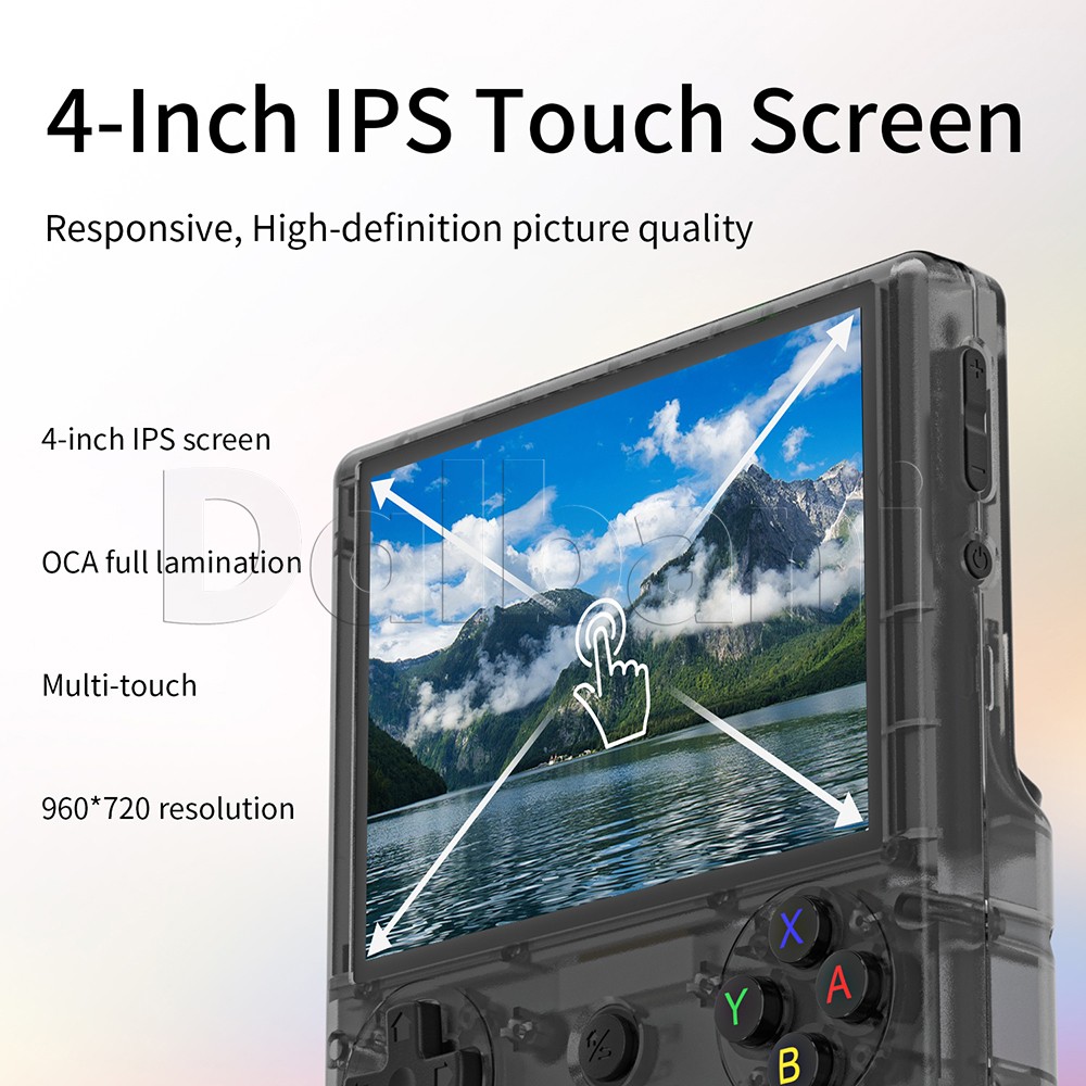 RG406V Anbernic Black Retro Handheld Game Console Android 13 WIFI 4-inch
