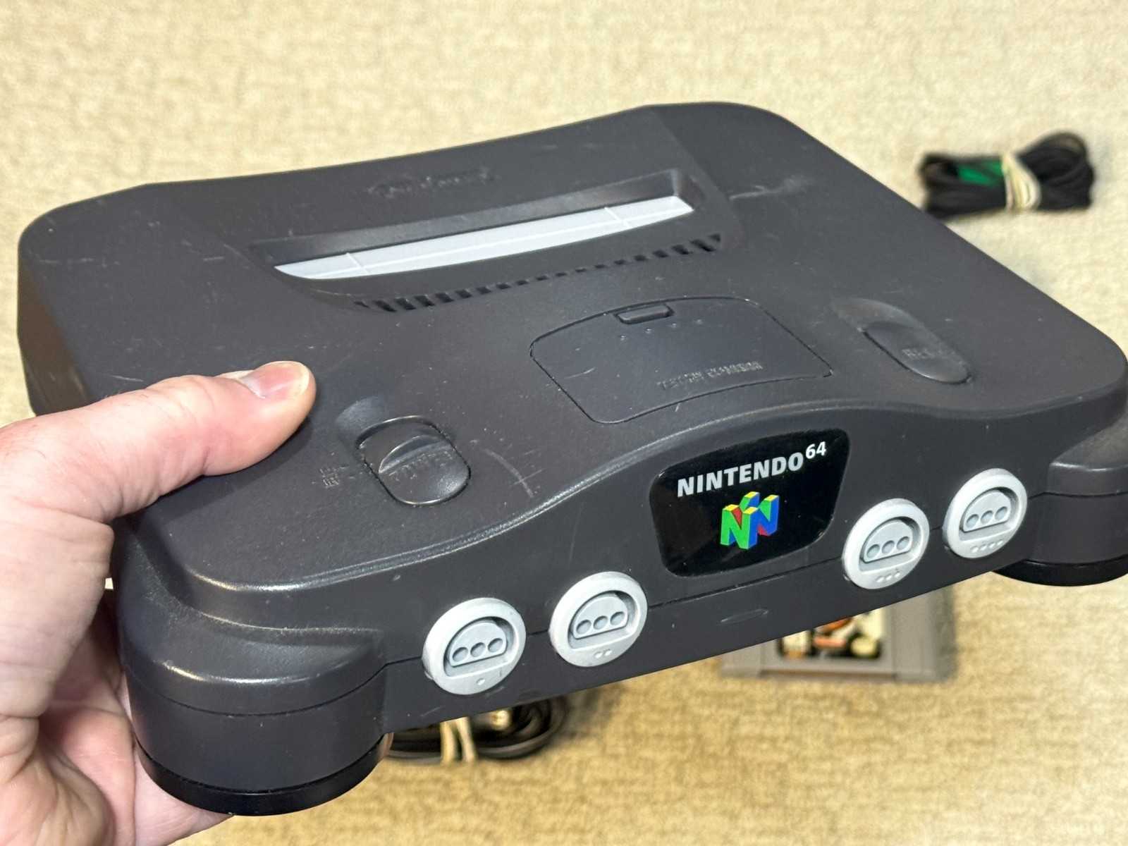 Nintendo 64 N64 Console Tested w/ Expansion Pak Controller GoldenEye – Bundle