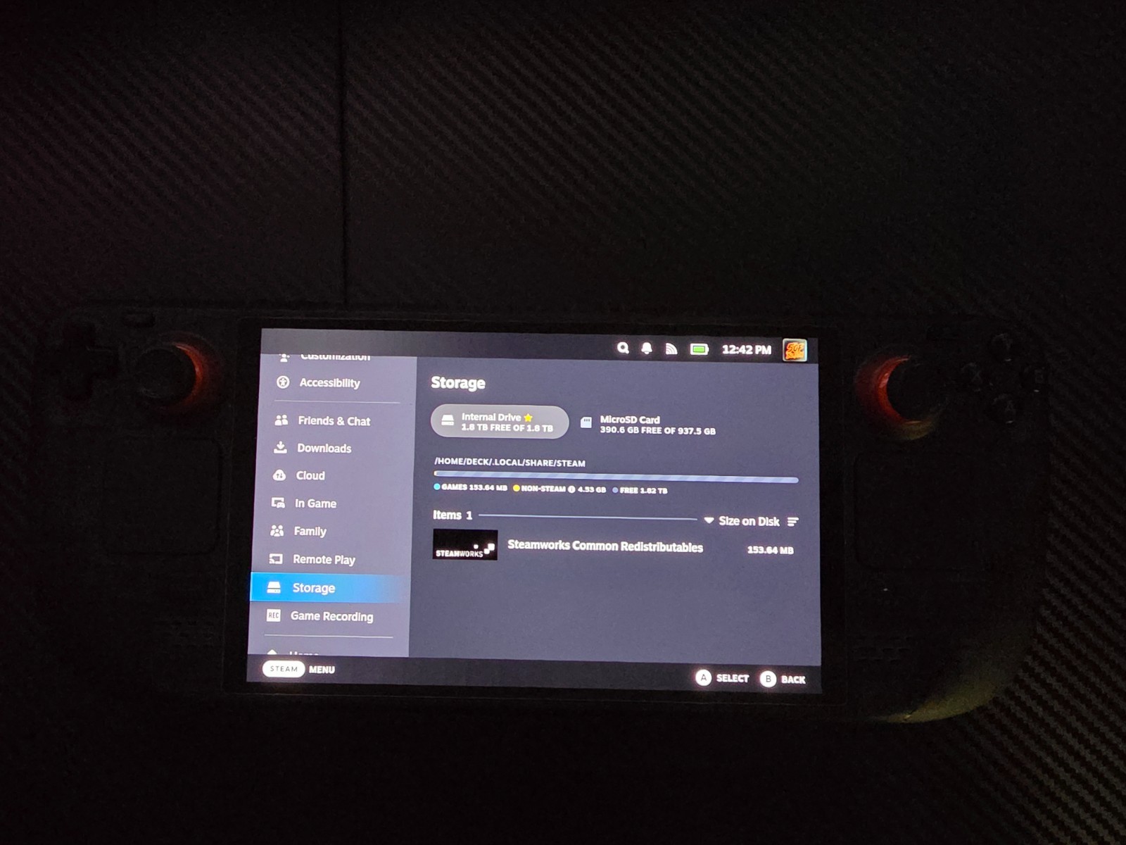 Valve Steam Deck OLED Limited Edition 2TB + 1TB MicroSD + Dock + Case