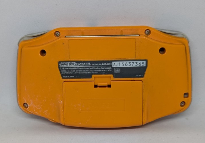 Nintendo GameBoy Advance Spice Orange Console Japan Tested Bad Speaker