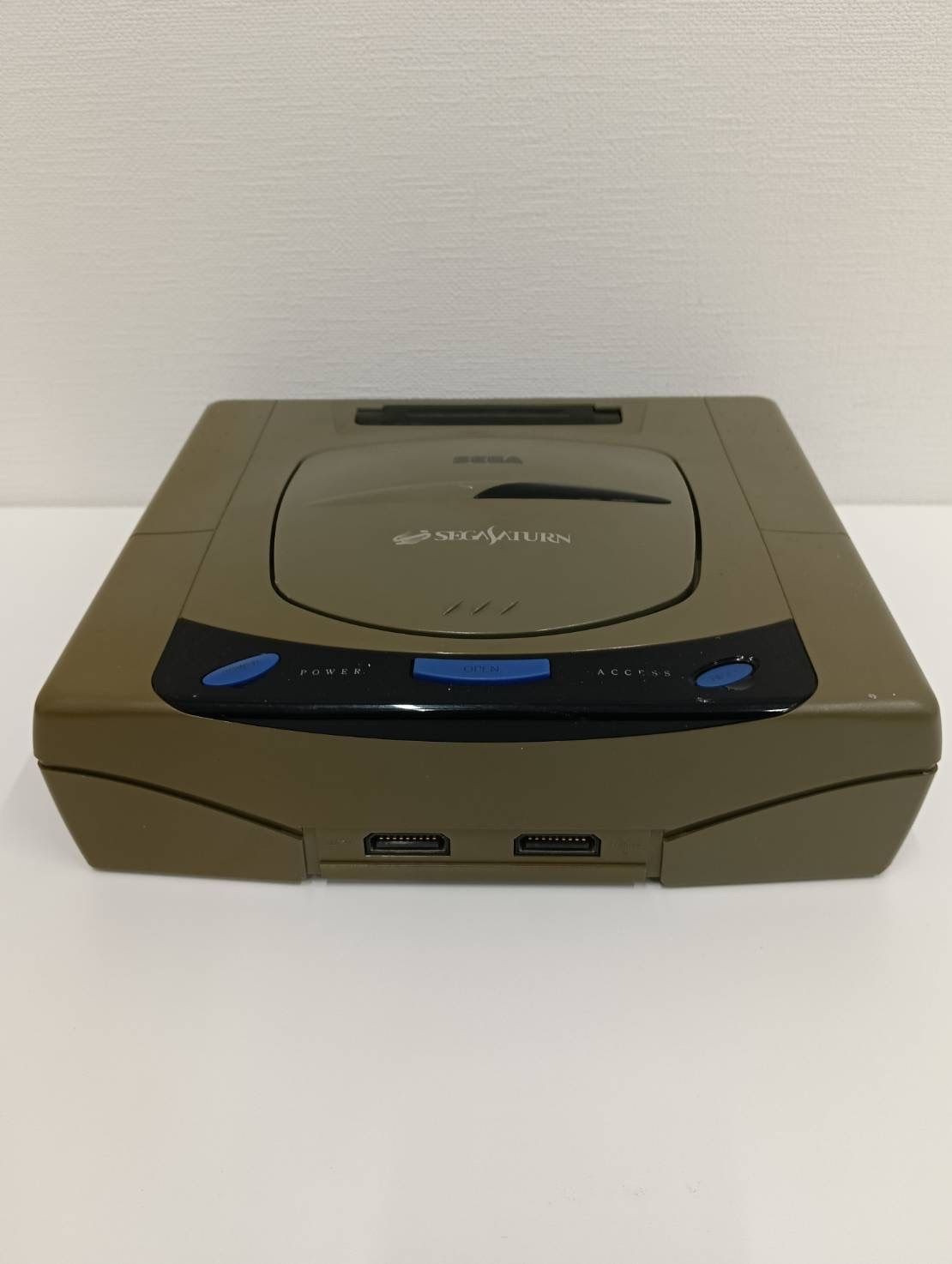 SEGA SATURN Console HST-3200 & Controller & Power Memory [Power-tested]