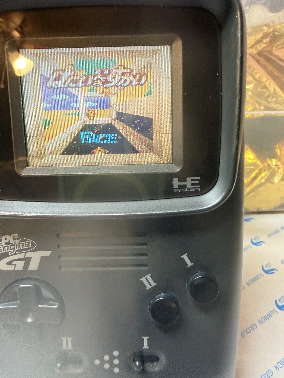 NEC PC Engine GT Console Recapped & Replaced Screen USA Seller + 7 HU Card Games