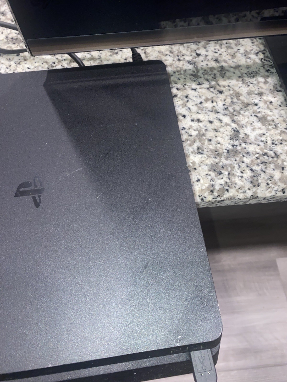 Sony PlayStation 4 Slim 500GB Console CUH-2215A Tested W/ Gold Controller/Games