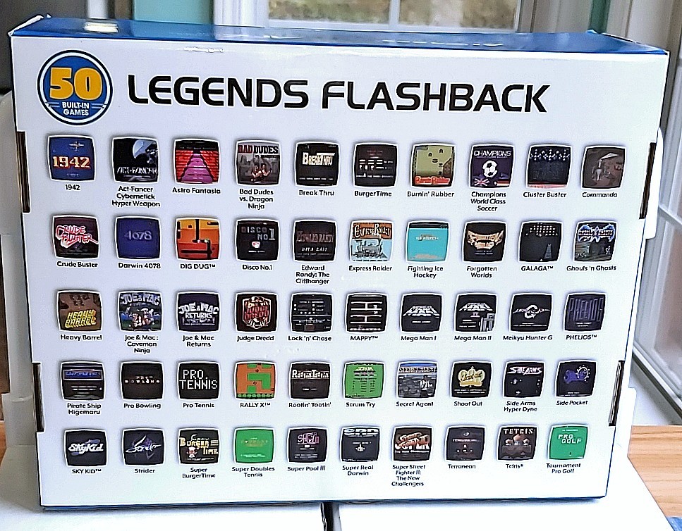 🔥🎮⬛🎮🔥 2018 Legends Flashback Console 50 Games Arcade Sega Nintendo NES ✅ CIB