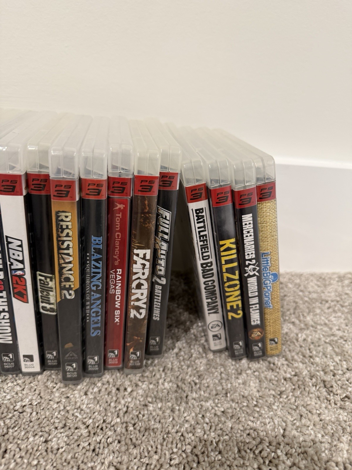 Sony PlayStation 3 Slim PS3 160GB Console Bundle W/ 24 Games & Controller & Box