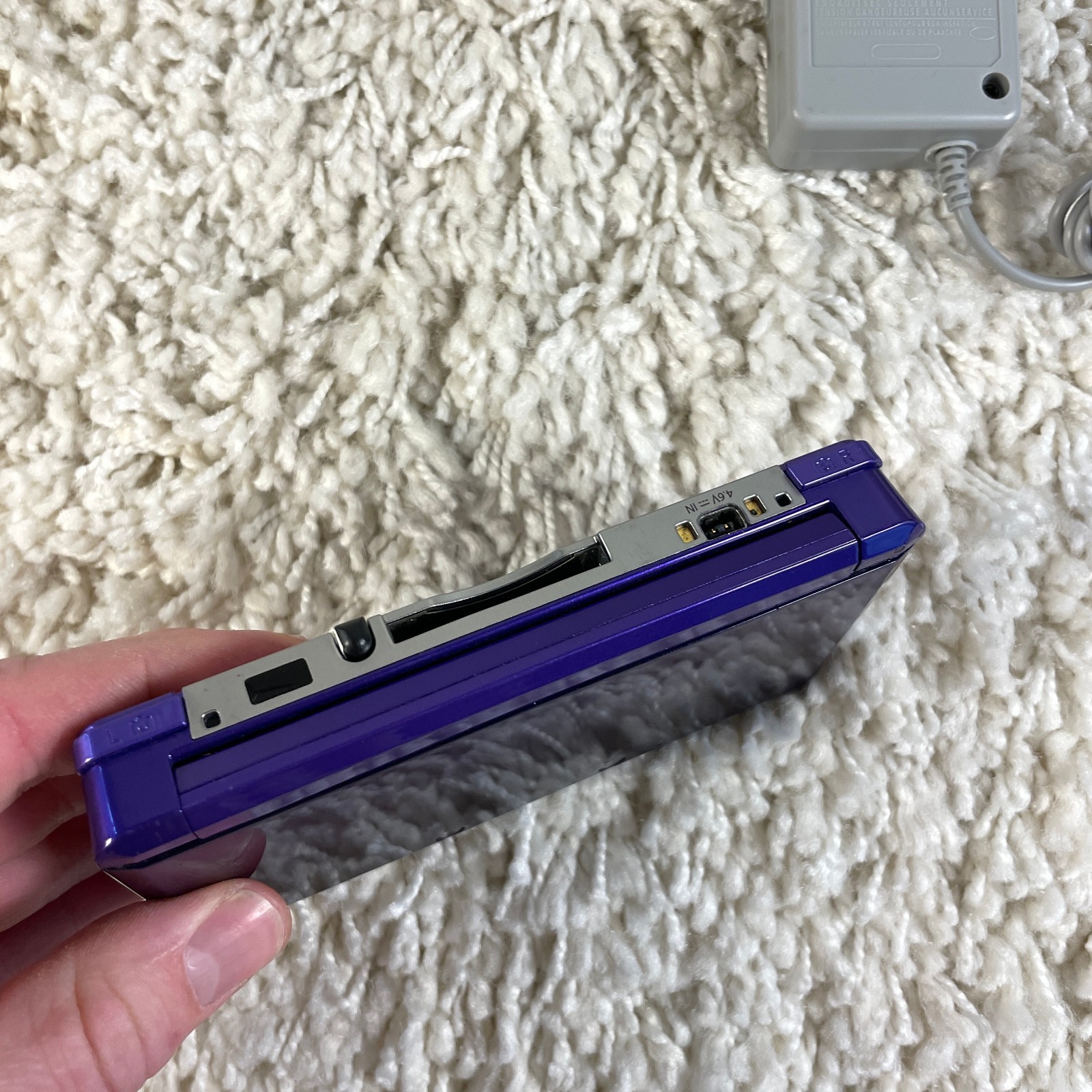 Nintendo 3DS Midnight Purple Handheld Console System CTR-001 Tested