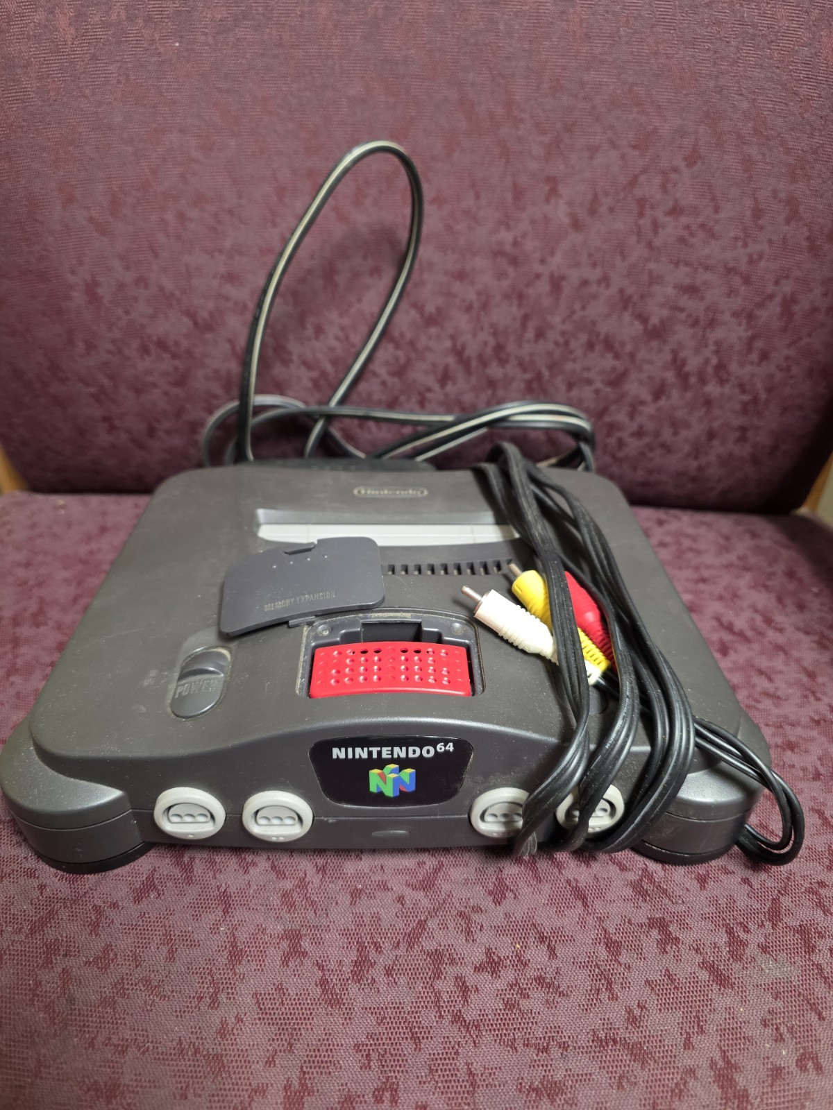 Nintendo 64 N64 Console Tested W/ Expansion Pak/Controller/2 Games