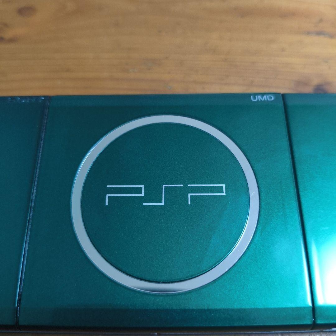 Near Mint Sony PSP-3000 Console Green Rare Color Region free