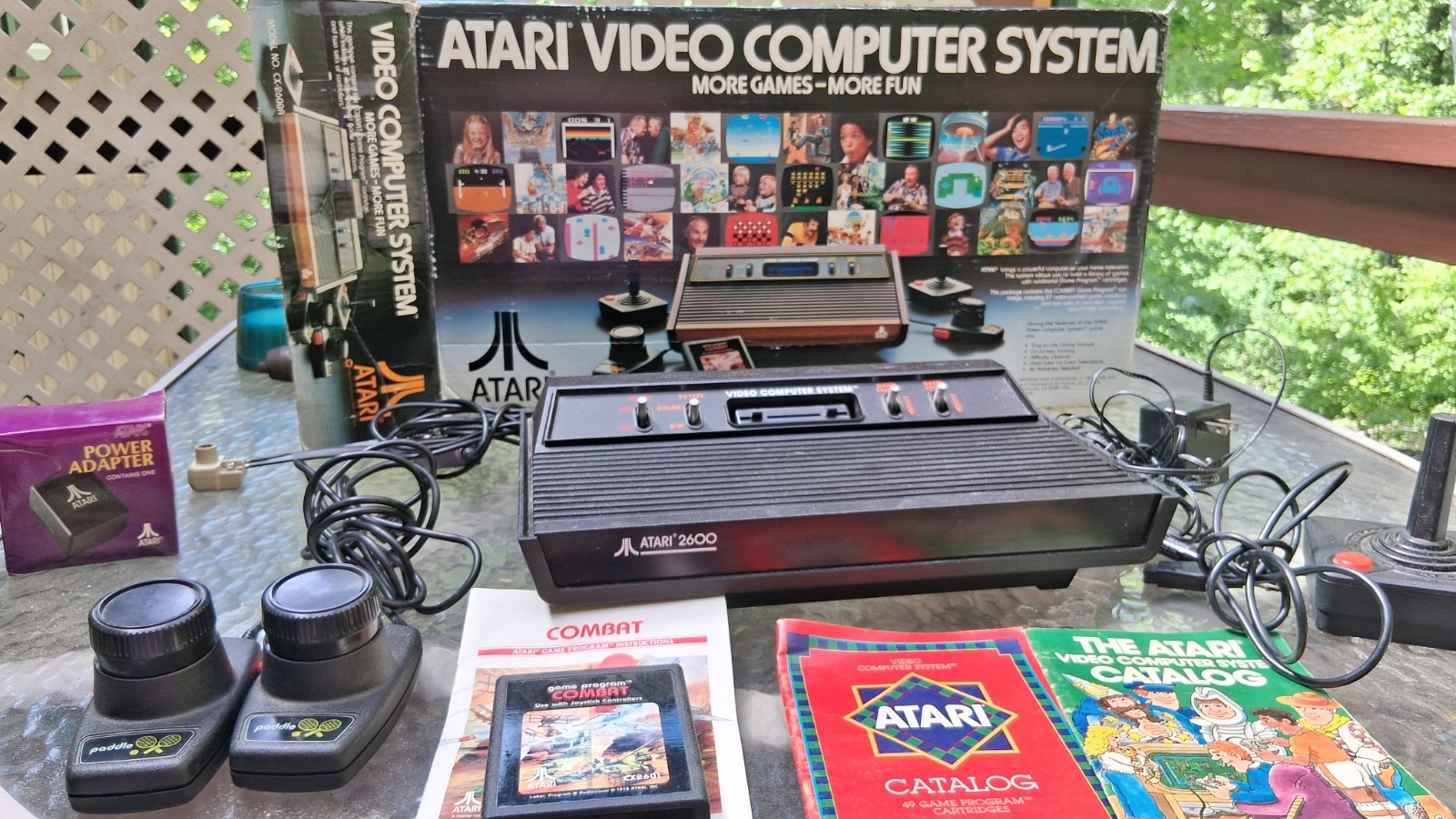 Atari CX2600A Video Computer System W/ Box (Worked When Last Used. 3 Controls