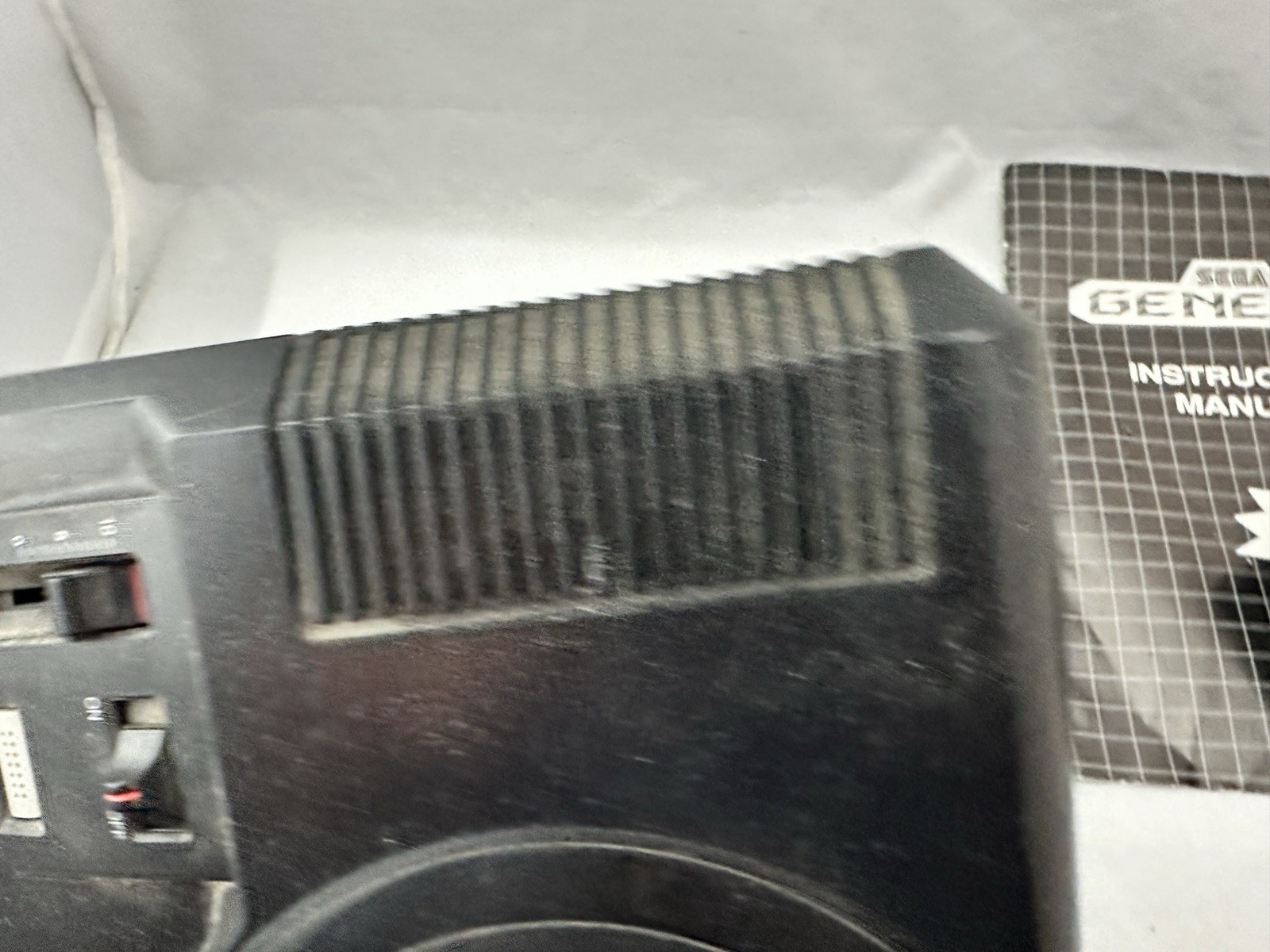 SEGA GENESIS Console MK-1601 System Powers On, RF Adapter w/Manual – Untested