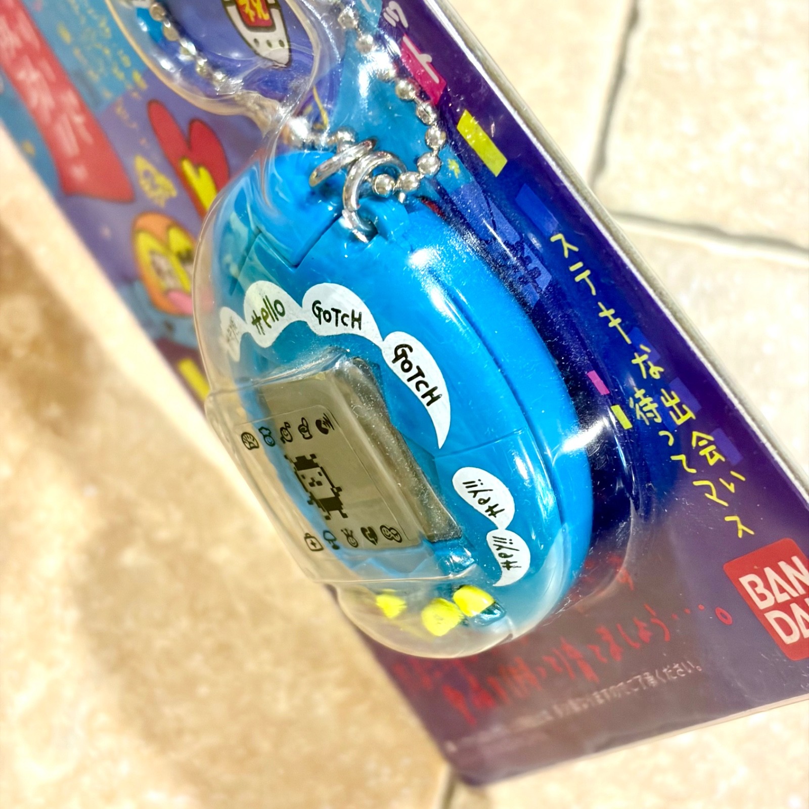 Bandai Tamagotchi (Oschi) 1997 Blue Digital Pet Japan Import TESTED Vintage Rare