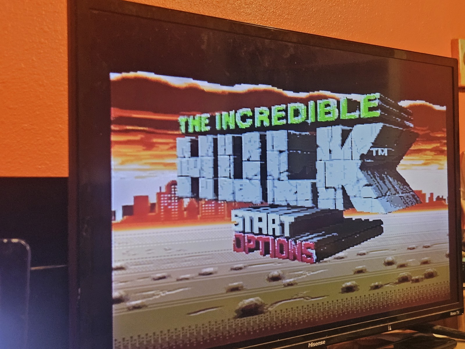 Super Nintendo SNES JR Console with 8 games, cords, and 1 controller