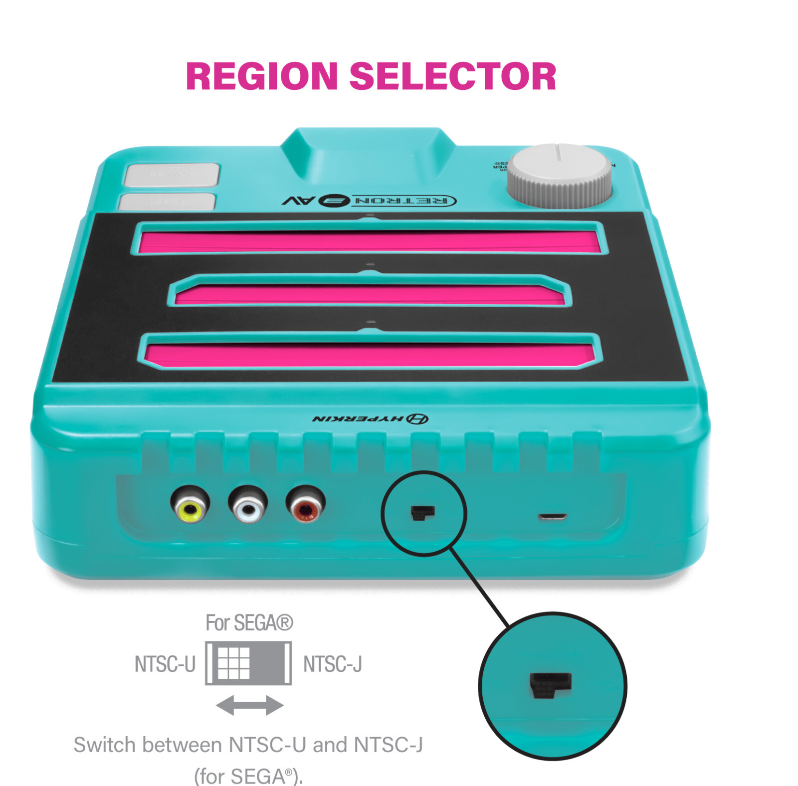 Hyperkin RetroN 3 AV Console for NES, SNES,Super Famicom, Genesis/Mega Drive Blu