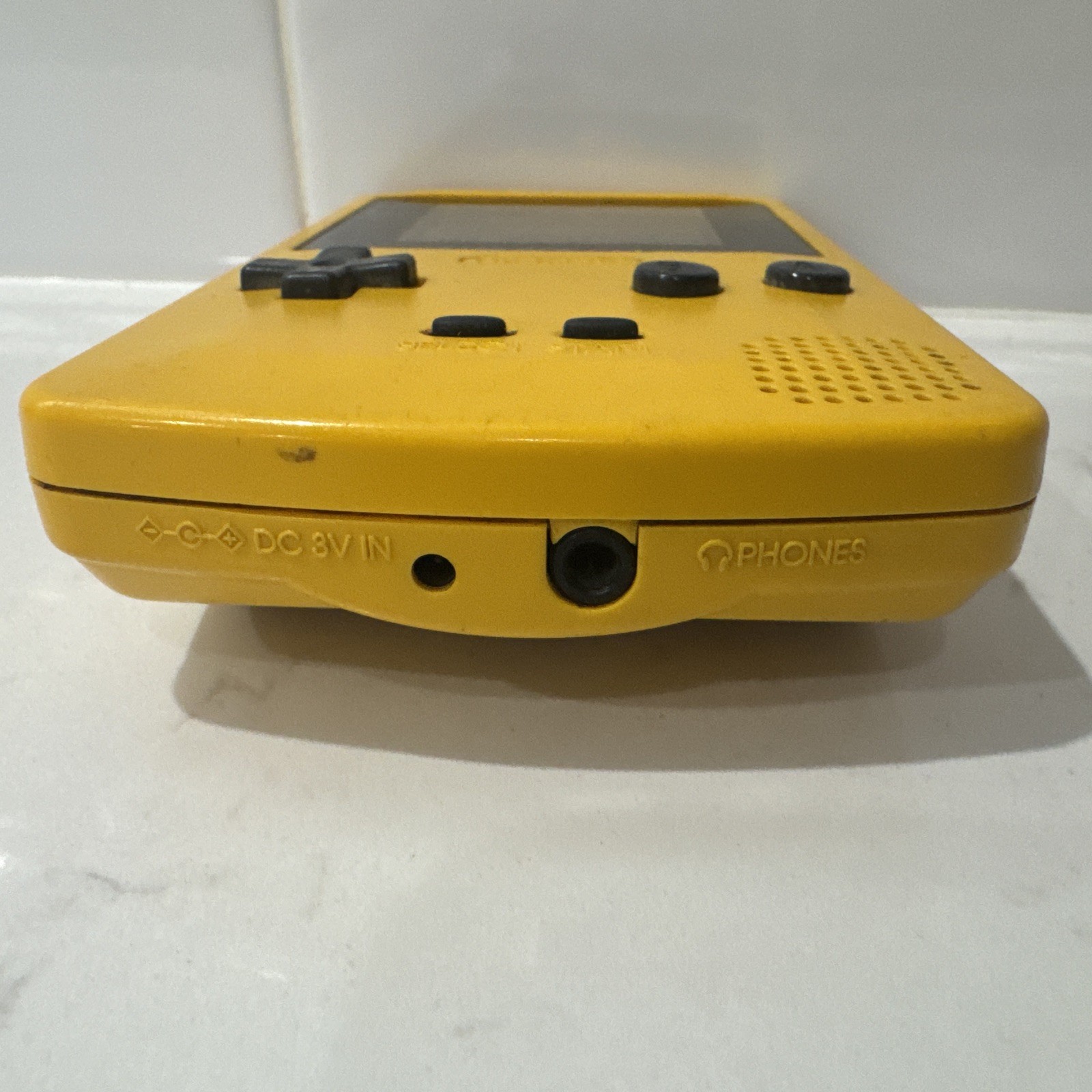Nintendo Game Boy Color Console CGB-001 Dandelion Yellow Tested Works 1998 Read