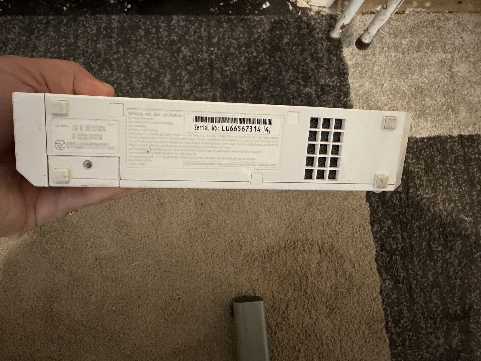 Nintendo Wii 512 MB Home Console RVL-001 – White Tested Working