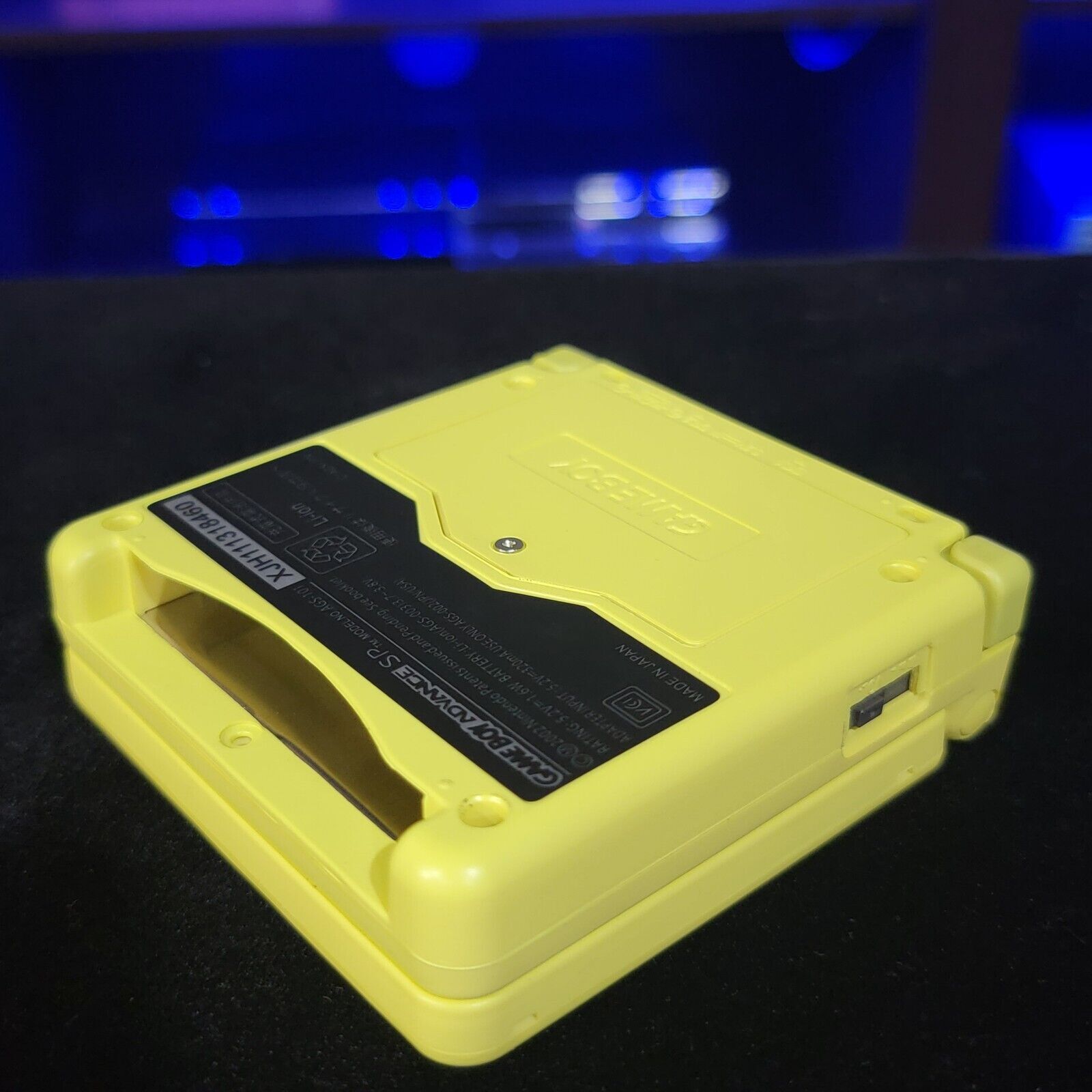 Sponge Bob Yellow Nintendo Game Boy Advance GBA SP IPS MOD Adjustable Brightness