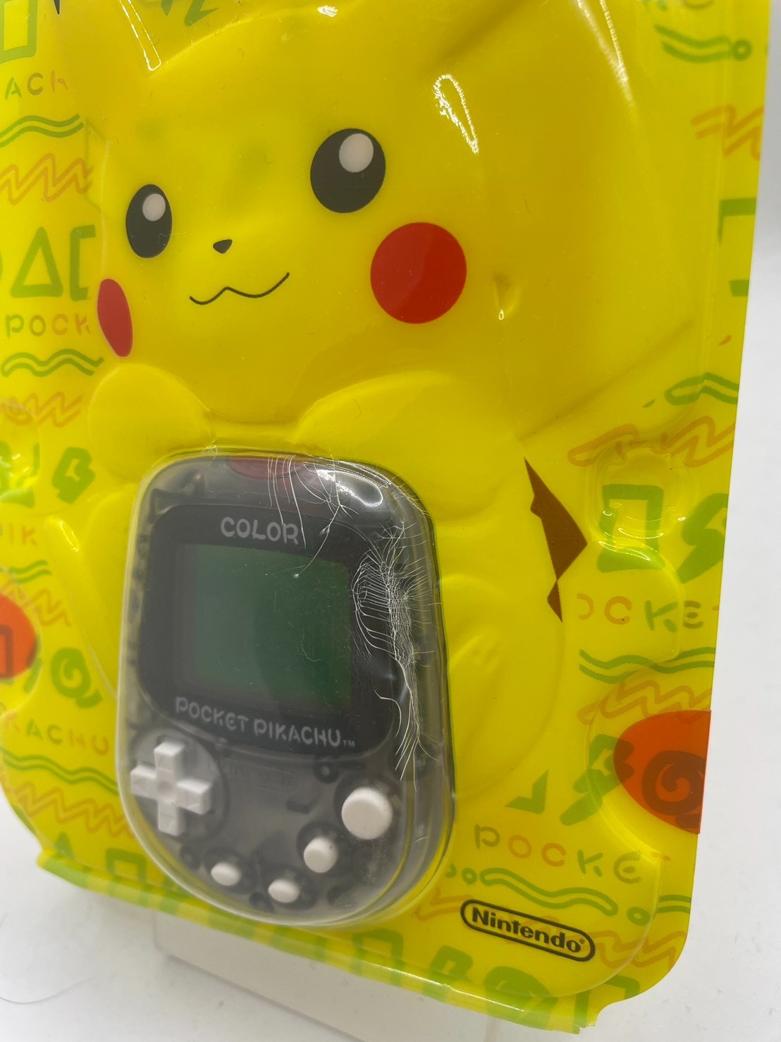 Nintendo Pokemon Pocket Pikachu Color MPG-002 Pedometer with Box Unopened New