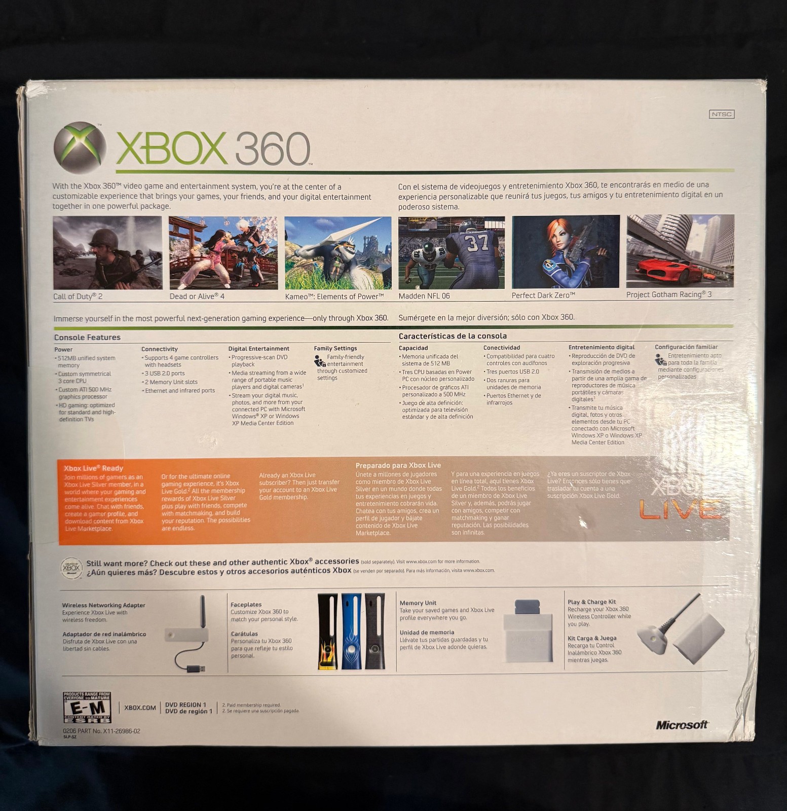 Rare Sealed 2005 Xbox 360 Console (Blades Dashboard) Clean