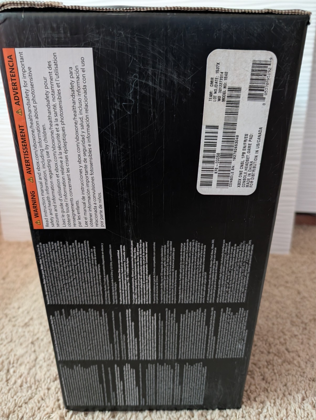 Xbox One Halo 5:Guardians Limited Edition 1TB Black & Silver ConsoleFACTORY SEAL