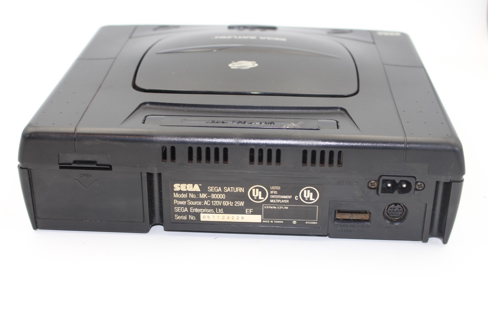 SEGA Saturn Model 1 MK-80000 Console Only – Powers On, Doesn’t Read Discs