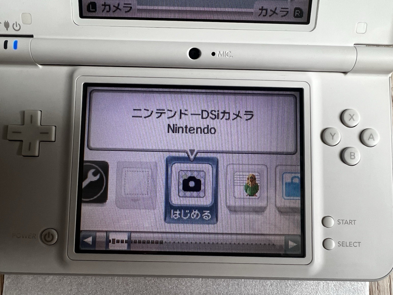 MINT Nintendo DSi LL White NTSC-J Wi-Fi Handheld Console w/ Box Stylus AC