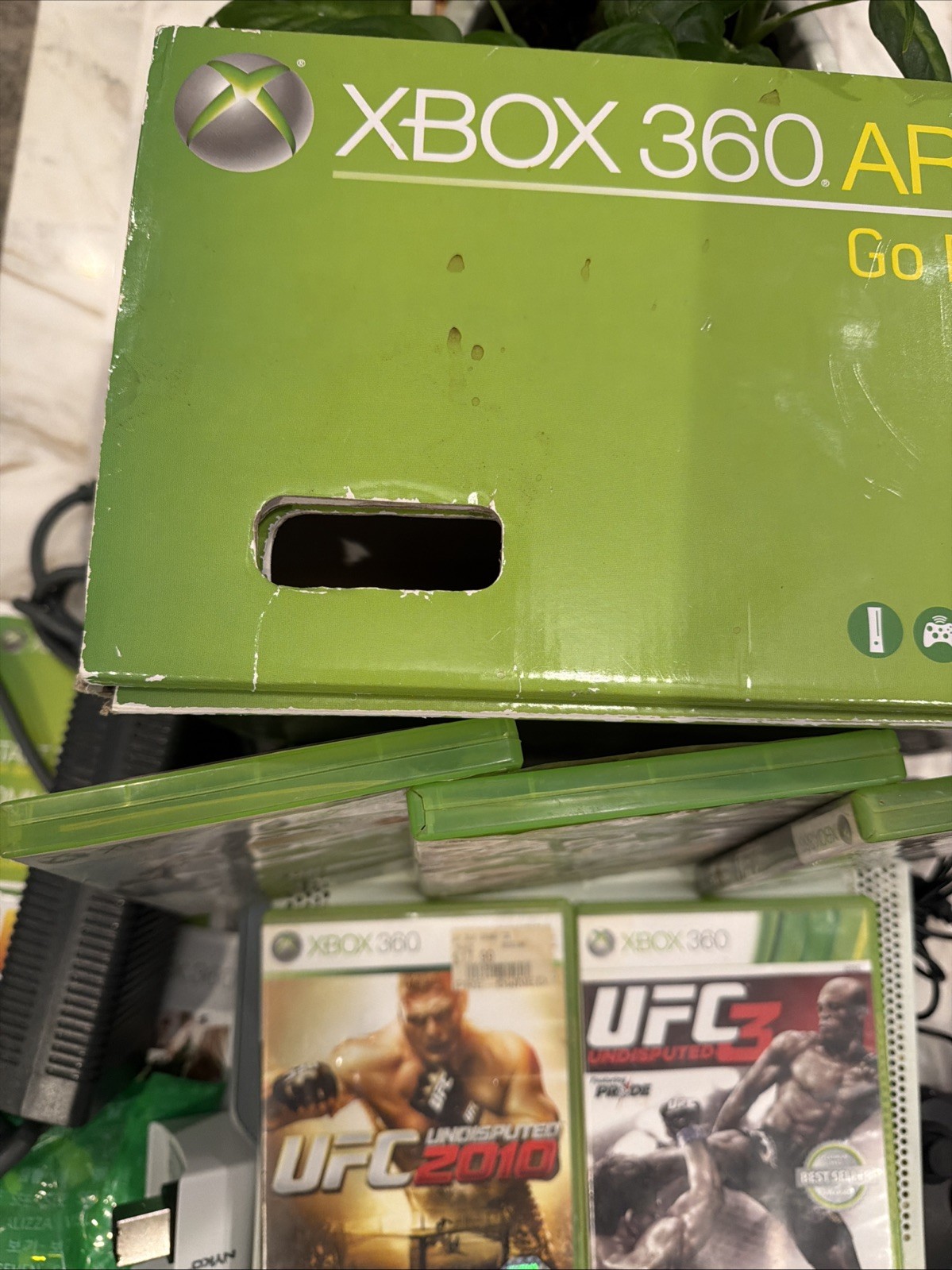 Xbox 360 Arcade White Console Complete CIB Box Sealed Manual Tested Working