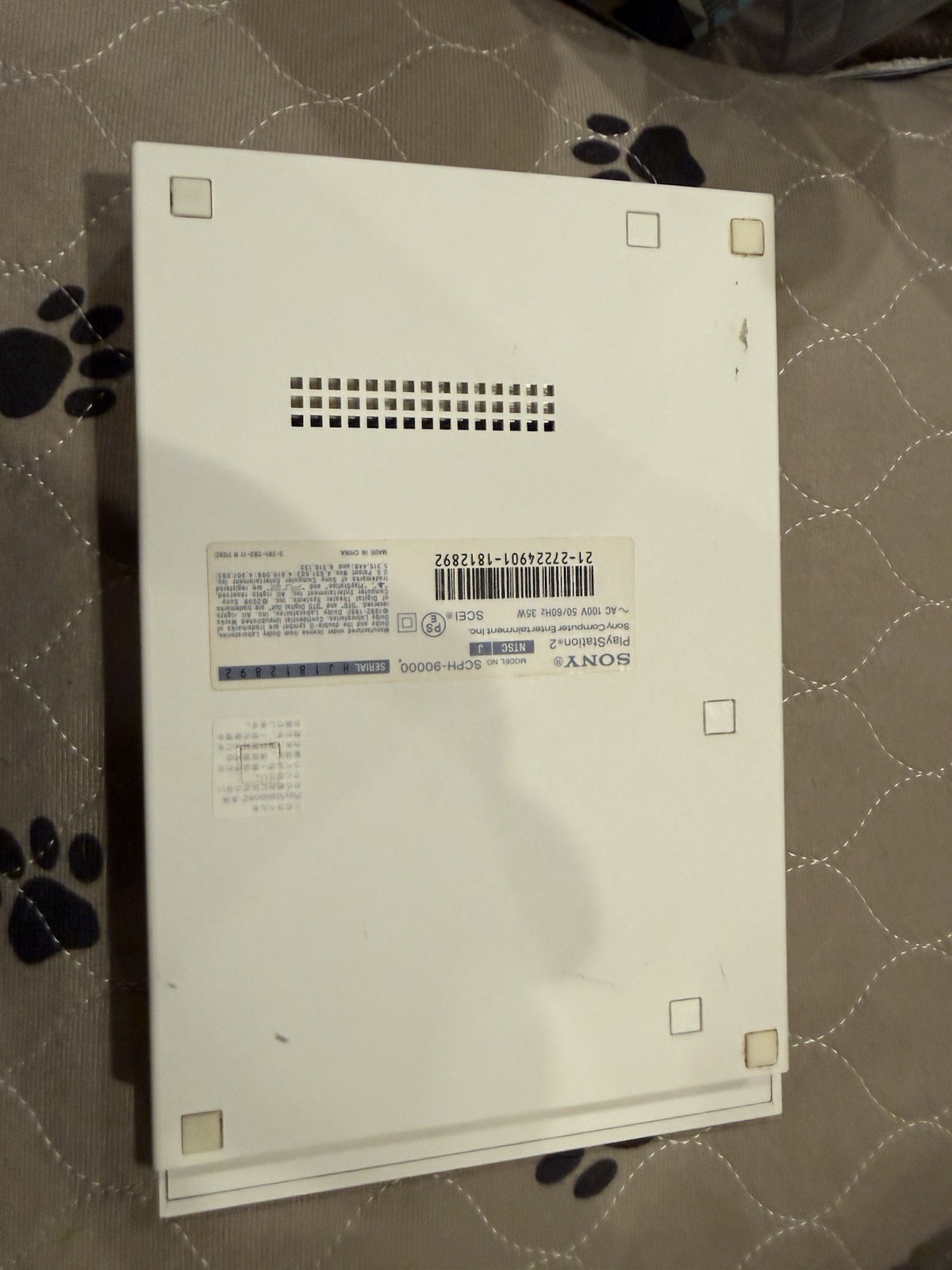 «Region Free» SONY Playstation 2 PS2 Slim Console SCPH-90000 Ceramic White