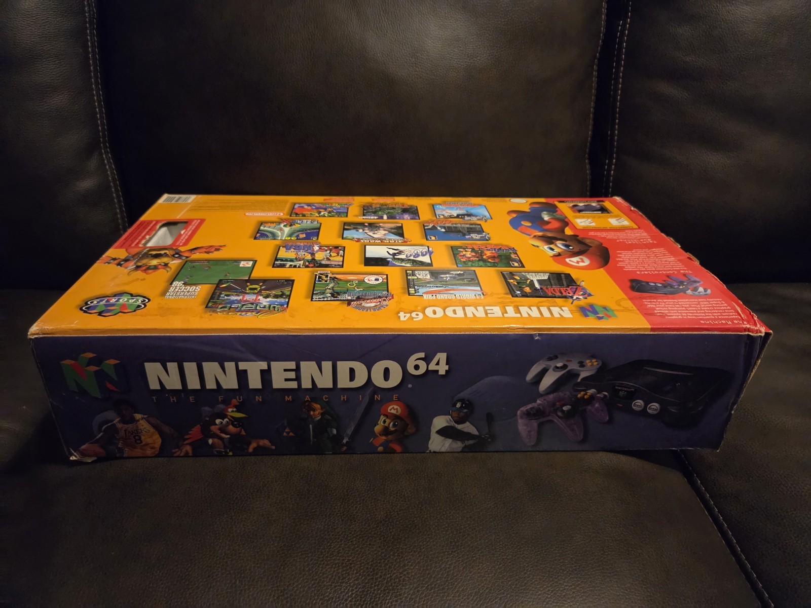 New Nintendo 64 N64 Console Atomic Purple Controller Bundle CIB Complete Unused