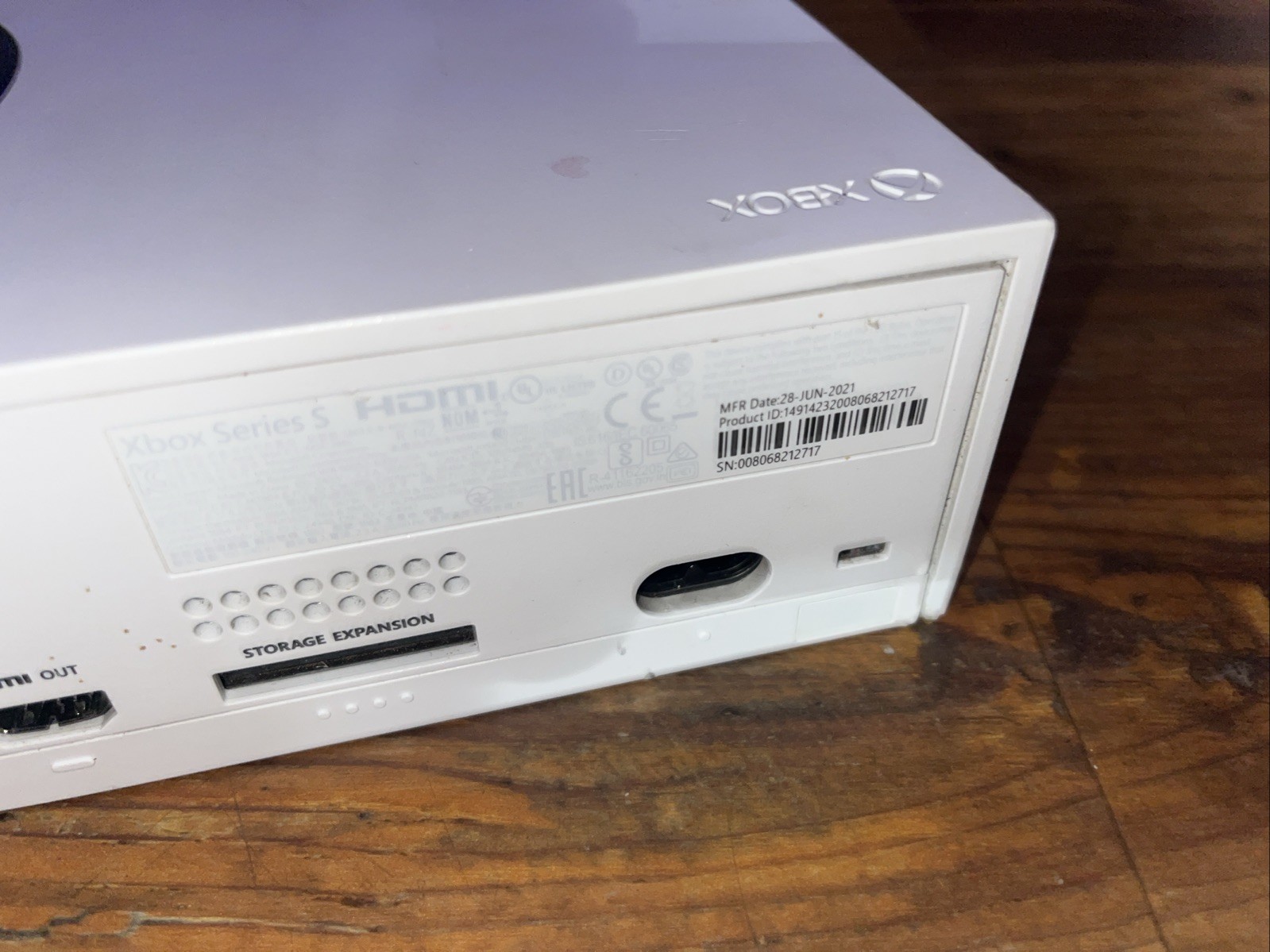 Xbox Series S Model 1883 – For Parts/Repair – HDMI Port Damaged / No Output