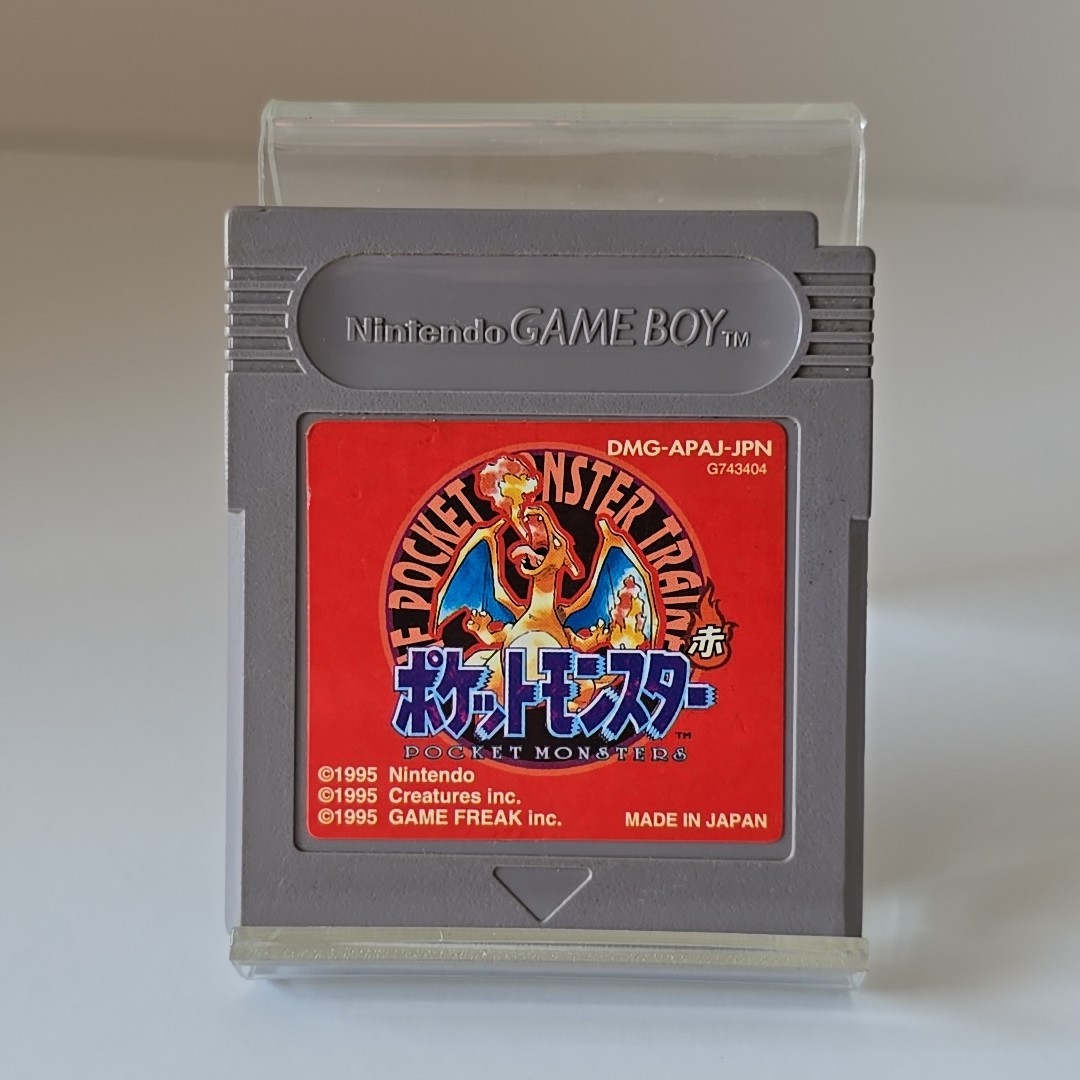 Nintendo Game Boy Pocket MGB-001 Red USED And Pocket Monsters Red Japan Version