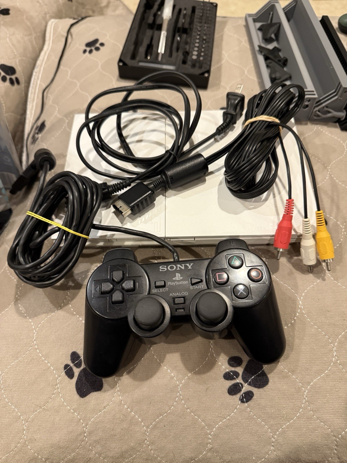 «Region Free» SONY Playstation 2 PS2 Slim Console SCPH-90000 Ceramic White