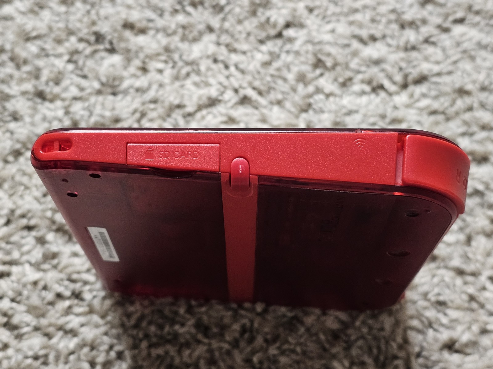 128GB Pokemon Omega Ruby Nintendo 2DS Clear Red Console Transparent Limited 3DS