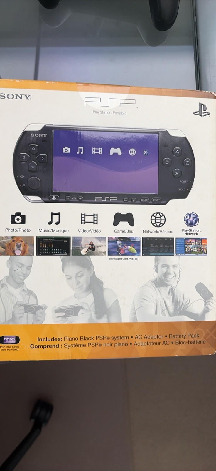 PSP-3001XPB / 98898 – Piano Black – Brand New, still sealed