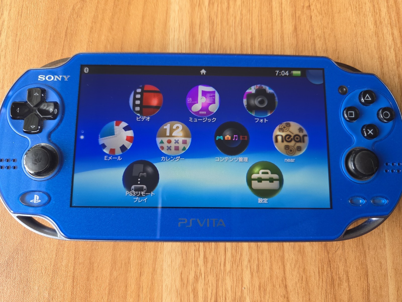 SONY PlayStation PS Vita PCH-1000 ZA04 Sapphire Blue Wi-Fi model