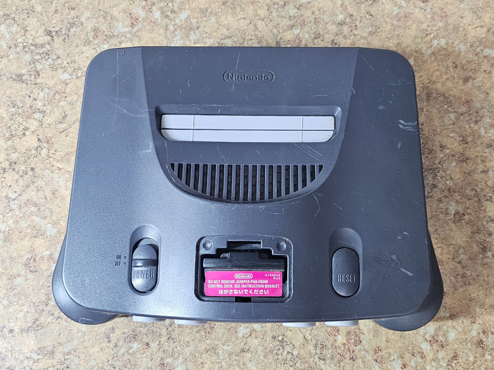 Nintendo 64 N64 NUS-001 USA Video Game Console ONLY Tested + Working
