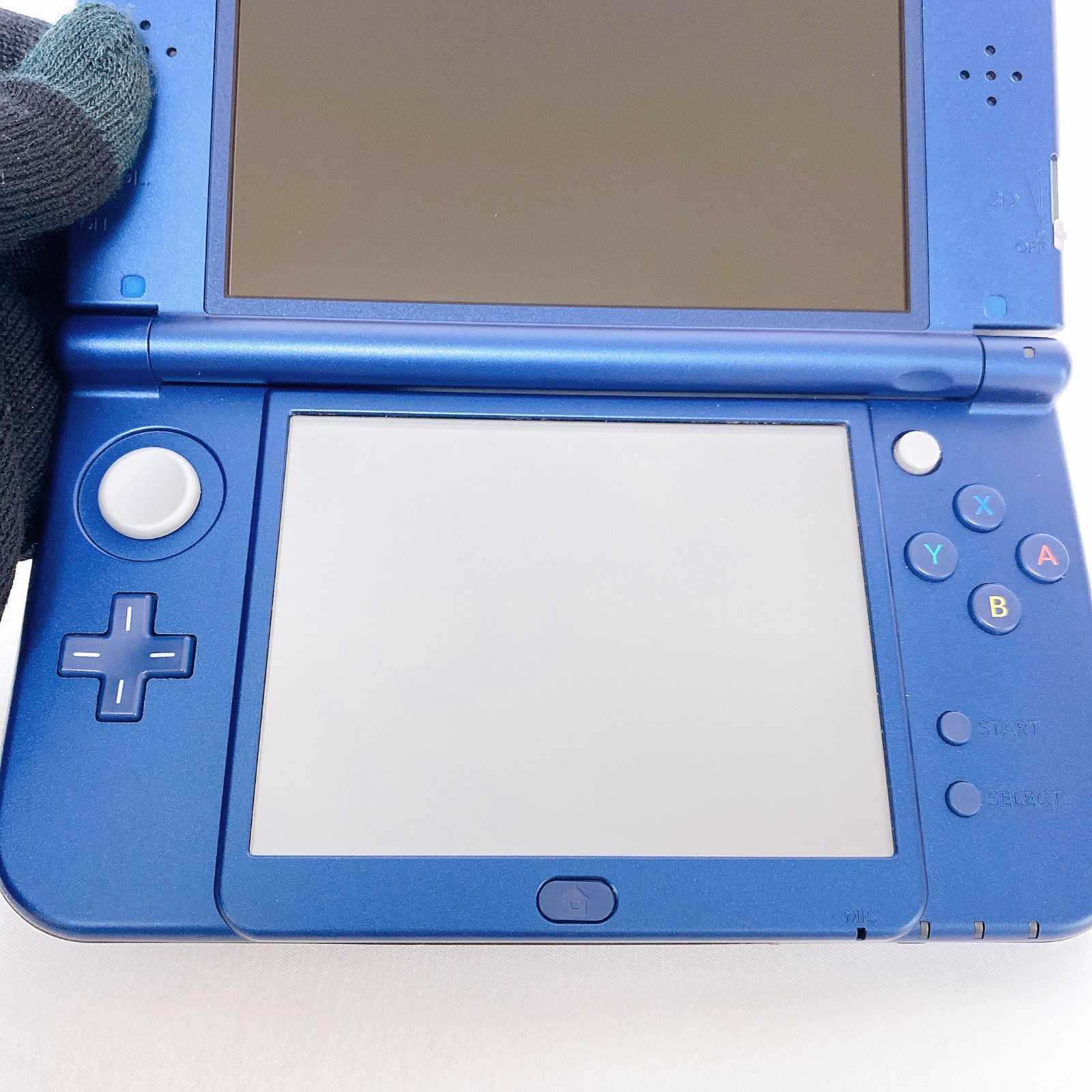 New Nintendo 3DS LL XL Metallic Blue Console Stylus Japan Tested Working Rank S