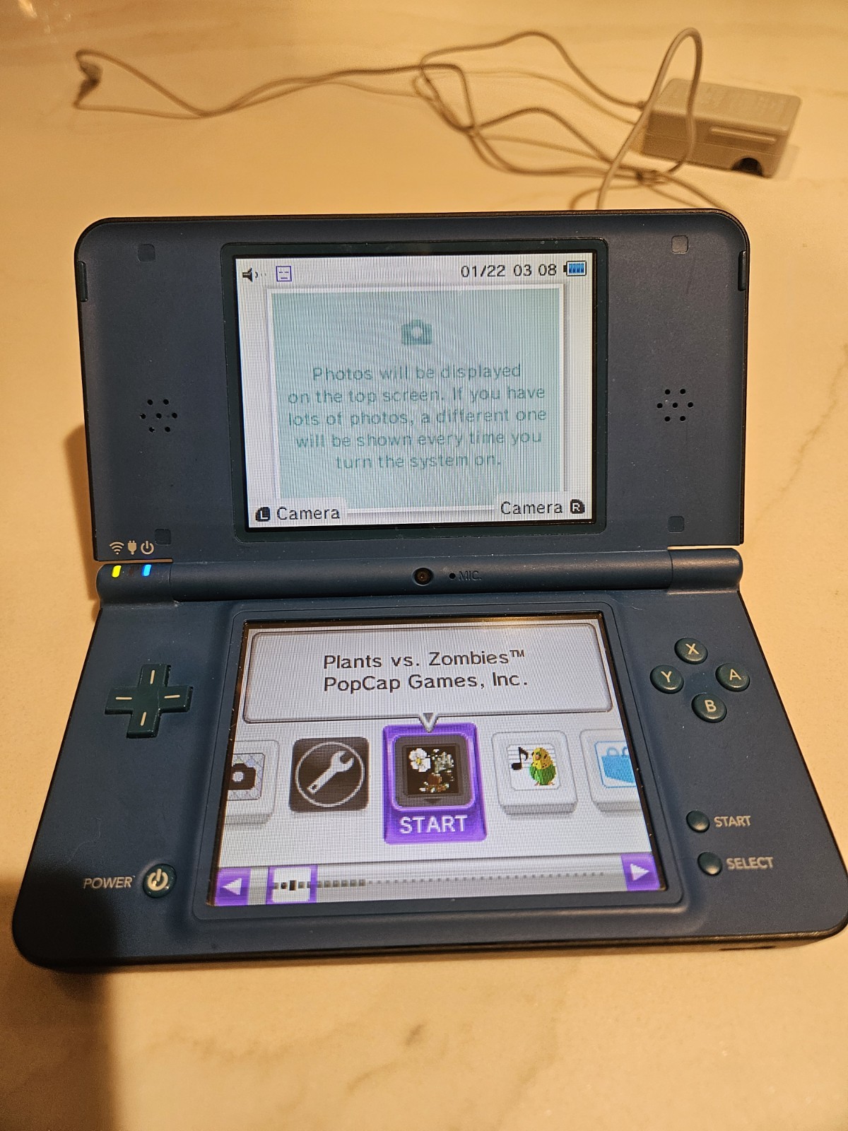 Nintendo DSi XL Midnight Blue W/ 16gb Memory Card