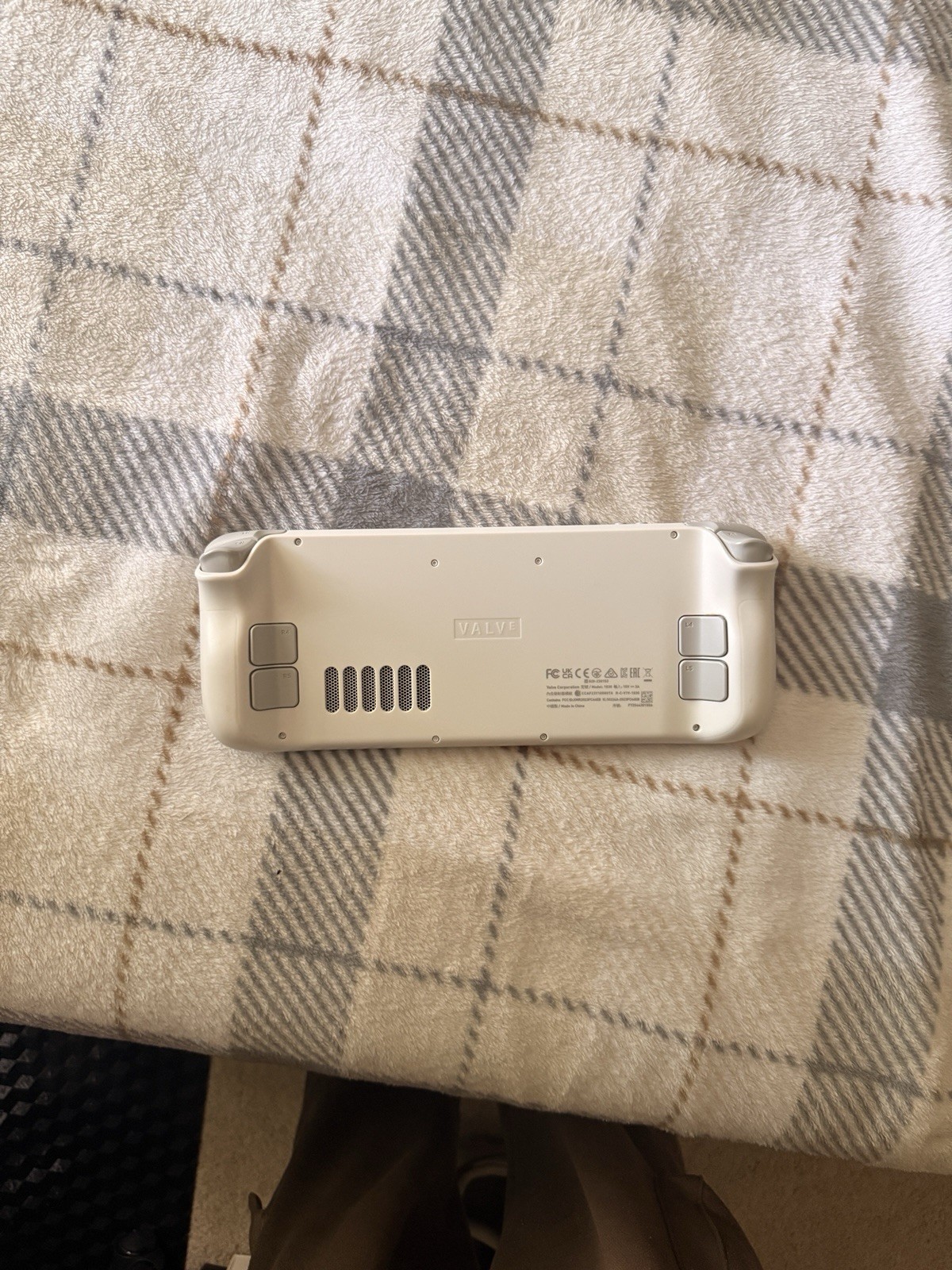 Steam Deck Limited White Handheld System w/ Carrying Case, US USB-C Charger, 1TB