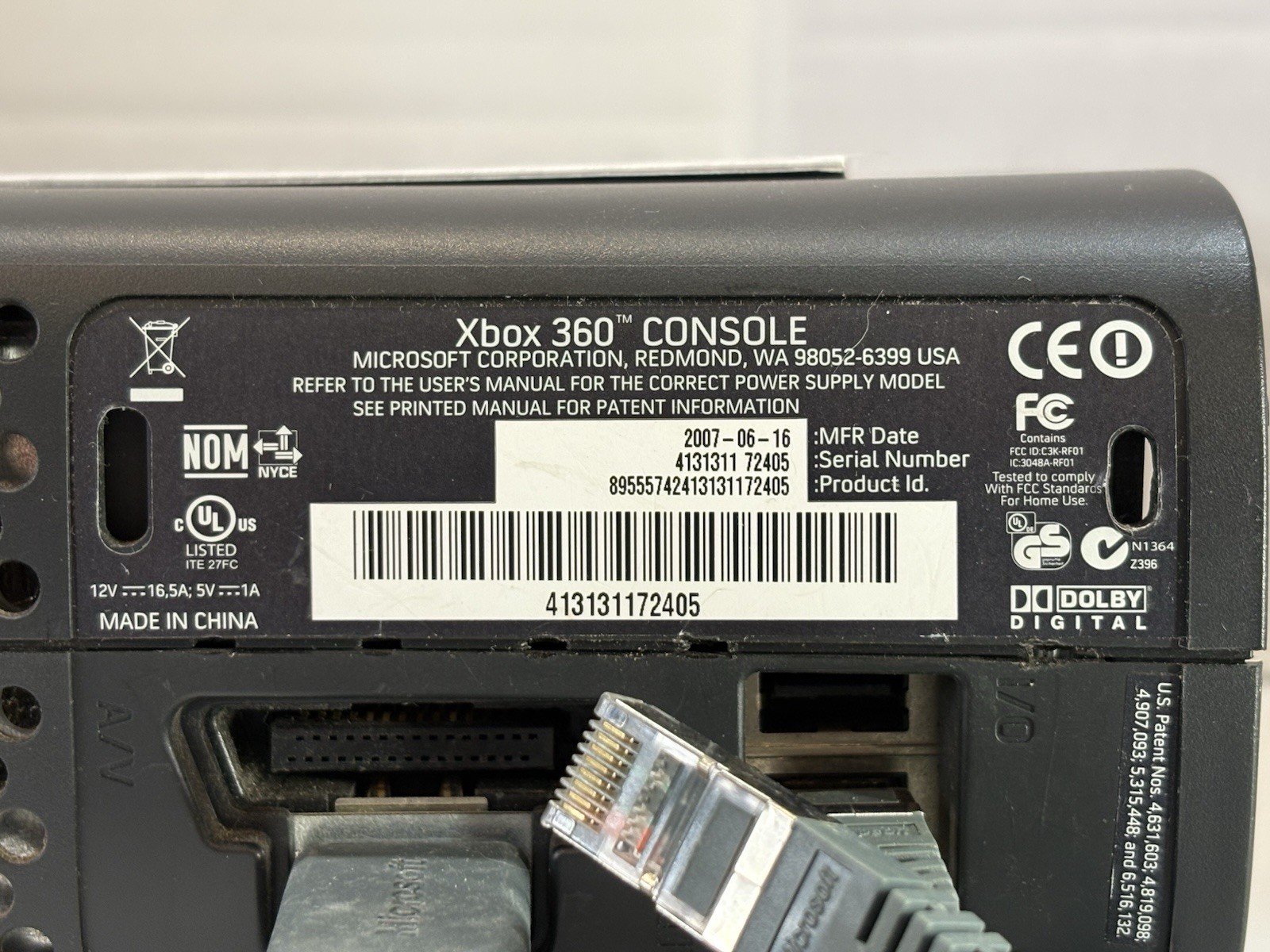 Microsoft Xbox 360 ELITE Core Model Complete Video Game Console System 120GB