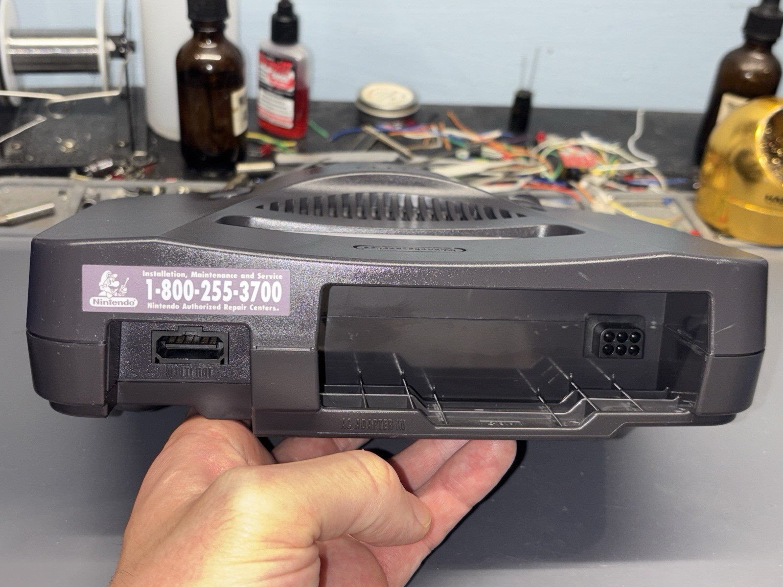 Ultimate N64 RGB Fully Recapped New LED Nintendo 64 Region USA & Japan THS7374