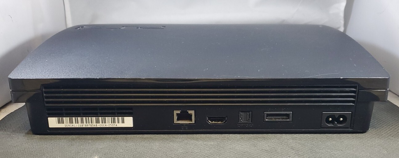 Sony Playstation 3 Slim (PS3) 160 GB Console w/Hookups & Controller, Tested #1