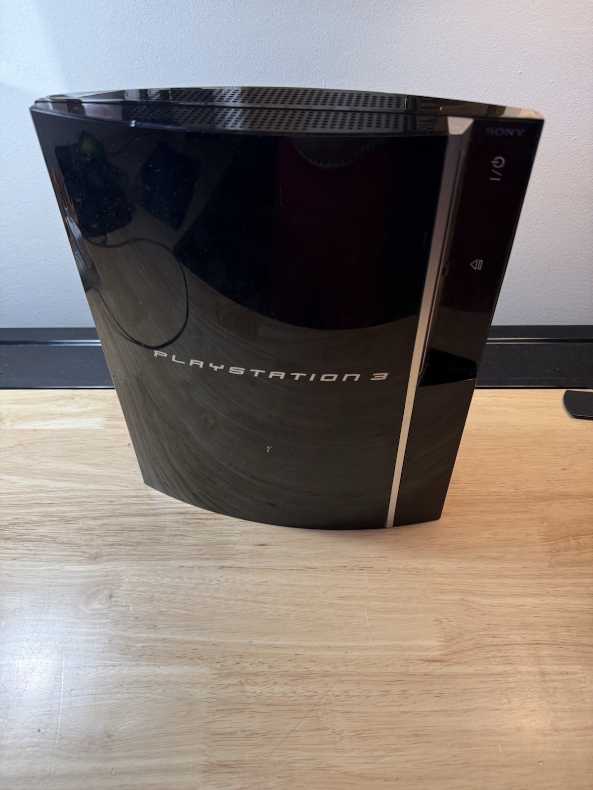 Sony PlayStation 3 Fat PS3 Black Console Gaming CECHL01 Power Button Issue