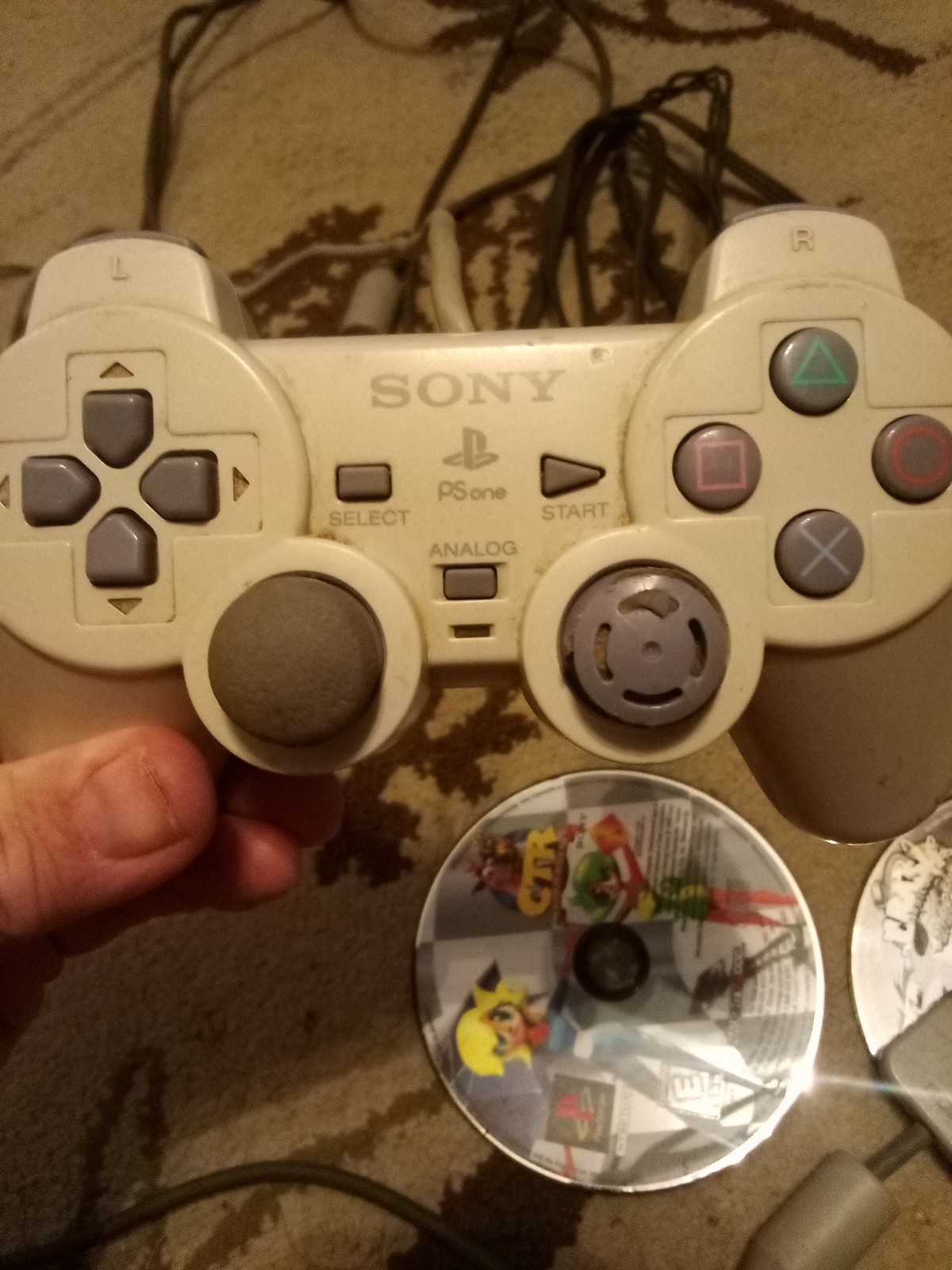 Sony PlayStation 1 SCPH-7501 Console Tested/Working With Games PLEASE READ