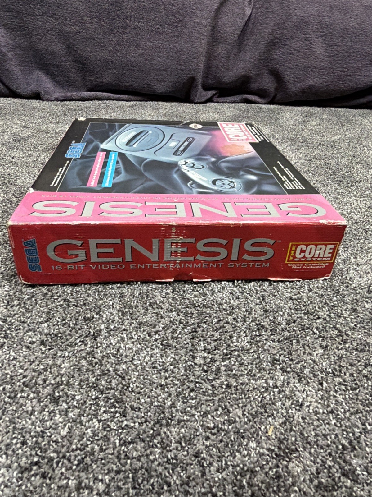 SEGA Genesis Model 2 Core System CIB w/ Sonic 2 Cardboard Inserts OEM WORKING