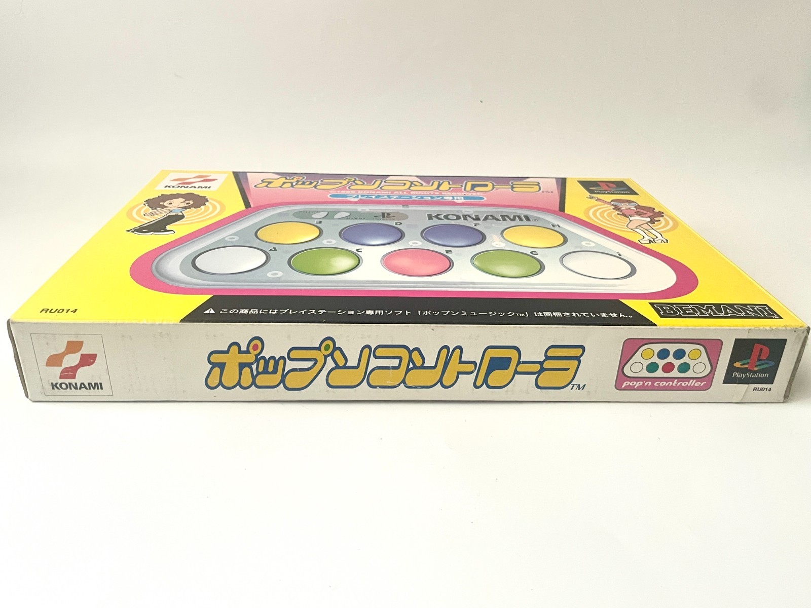 Konami Pop’n Music Controller PS1 PlayStation + Pop’n Music 1 & 2 Japan Set