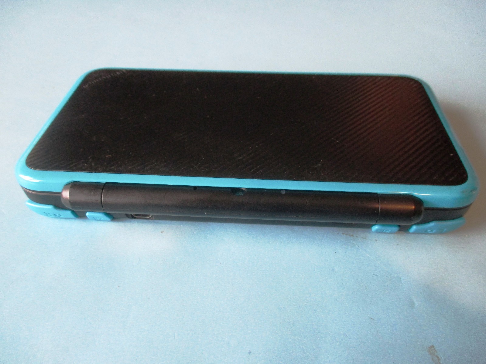 Nintendo 2DS XL Black & Turquoise Console System w/Charger FREE Ship!