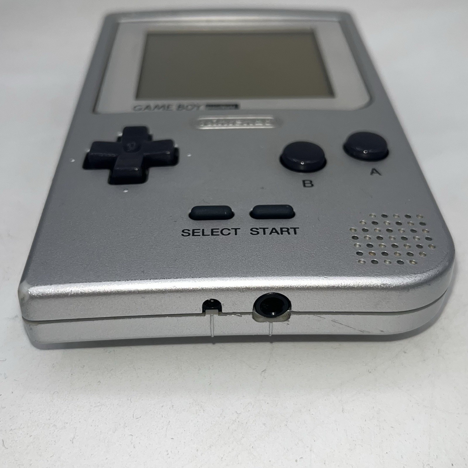 Nintendo GameBoy Pocket Silver Handheld Console MGB-001 Tested & Working