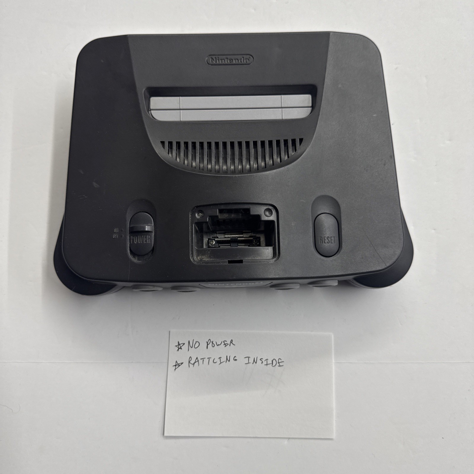 Defective – Nintendo 64 Home Console – Black No Power N64 #11